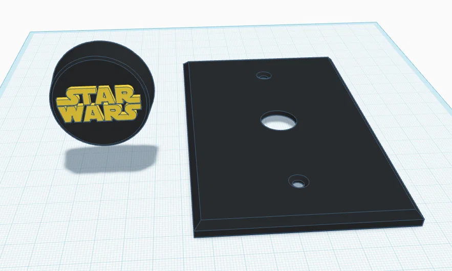 Bộ Nút Vặn và Nắp Công Tắc Chủ Đề Star Wars (Star Wars Dimmer) - Image 1