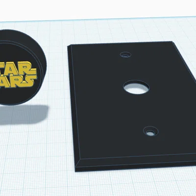 Bộ Nút Vặn và Nắp Công Tắc Chủ Đề Star Wars (Star Wars Dimmer)