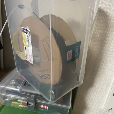 Giá đỡ cuộn nhựa in 3D (Filament Spool Holder) cho hộp nhựa Daiso