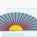 Mô hình quạt Sunrise Fan in 3D cực nhẹ, thiết kế độc đáo - Thumbnail 1