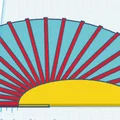 Mô hình quạt Sunrise Fan in 3D cực nhẹ, thiết kế độc đáo - Thumbnail 2