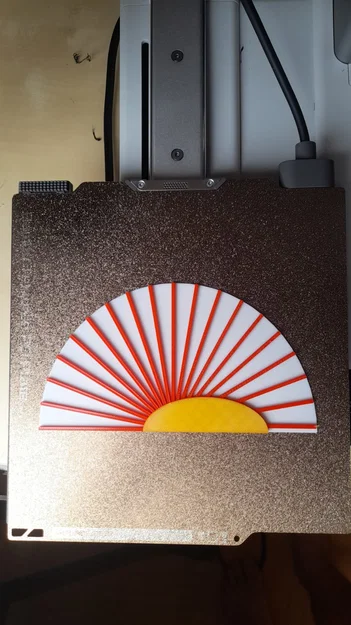 Mô hình quạt Sunrise Fan in 3D cực nhẹ, thiết kế độc đáo - Image 3