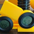 Giá đỡ (Holder/Stand) cho Hygrometer Thermometer tròn mini 1.8" - Thumbnail 1
