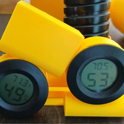 Giá đỡ (Holder/Stand) cho Hygrometer Thermometer tròn mini 1.8"