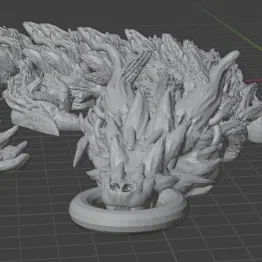 Mô hình rồng khớp nối linh hoạt tích hợp móc khóa (In 3D file STL)