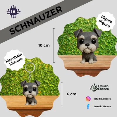 Schnauzer Funko (Figura + Llavero)