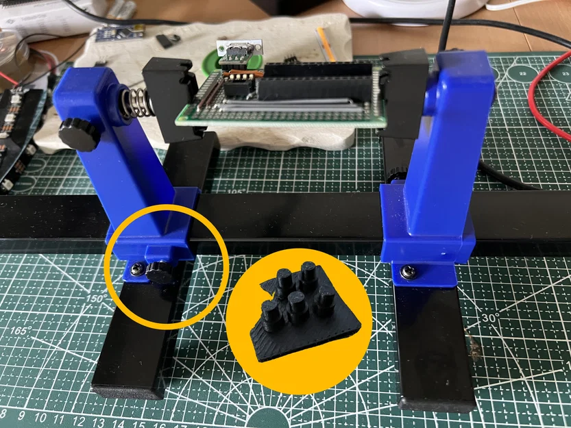 Kẹp giữ PCB - Nippel hỗ trợ hàn (Platinenhalter - Löthilfe Nippel) - Image 1