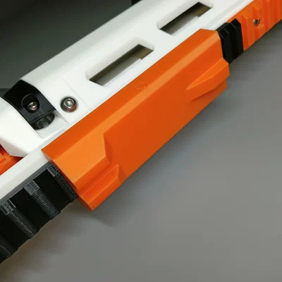 Thanh Iron Sights Profile Thấp, Không Cần Hardware, Gắn Picatinny Rail cho Foam Dart Blaster