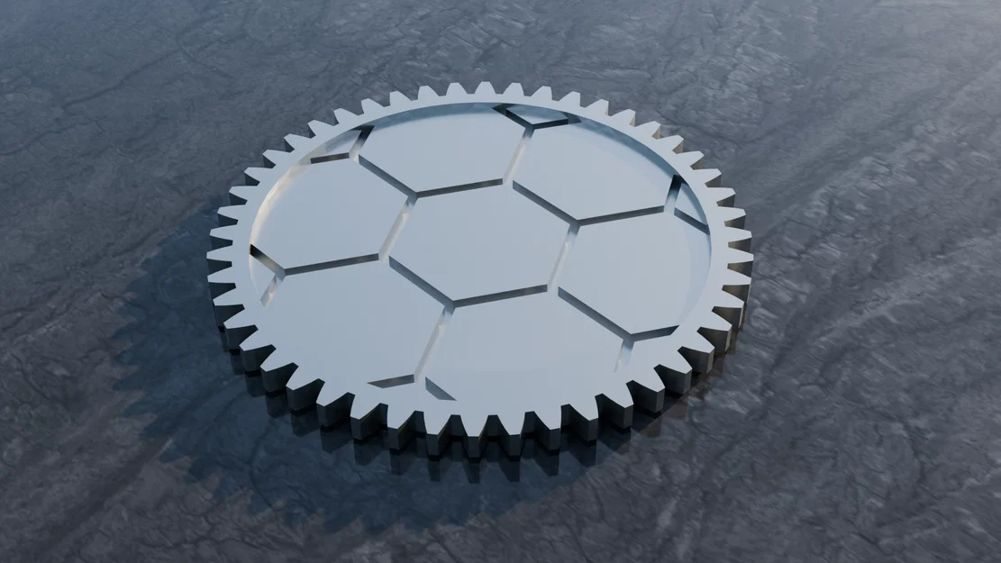 Đế lót ly 3D hình bánh răng Gear Coaster phong cách công nghiệp - Image 1