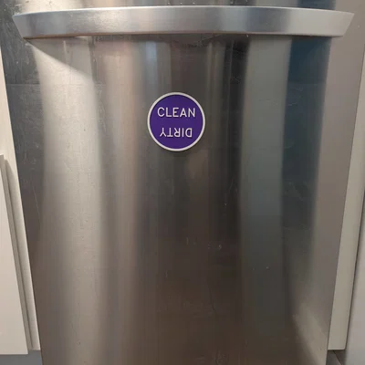 Bảng Nam Châm Máy Rửa Chén (Sạch/Dơ) - Magnetic Dishwasher Sign
