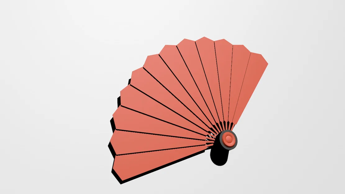 Mẫu Quạt Cầm Tay Gấp Gọn In 3D Độc Đáo Cho Mùa Hè - Image 2