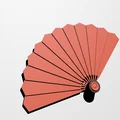 Mẫu Quạt Cầm Tay Gấp Gọn In 3D Độc Đáo Cho Mùa Hè - Thumbnail 2
