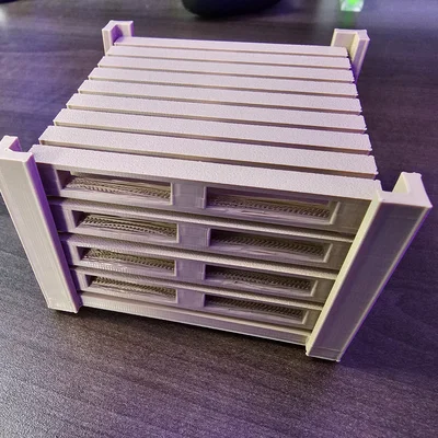 Giá đỡ lót ly dạng pallet (Pallet Coaster Holder)