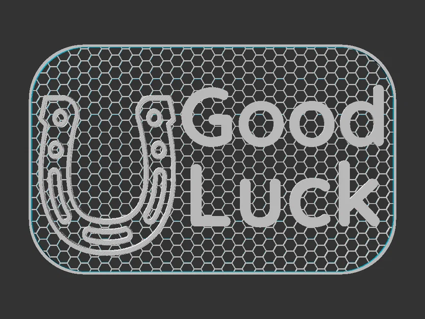 Bảng hiệu “Good Luck” (móng ngựa / cỏ bốn lá) - Image 2