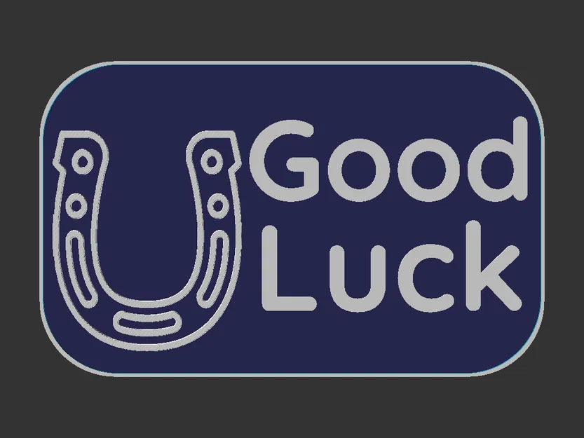 Bảng hiệu “Good Luck” (móng ngựa / cỏ bốn lá) - Image 5