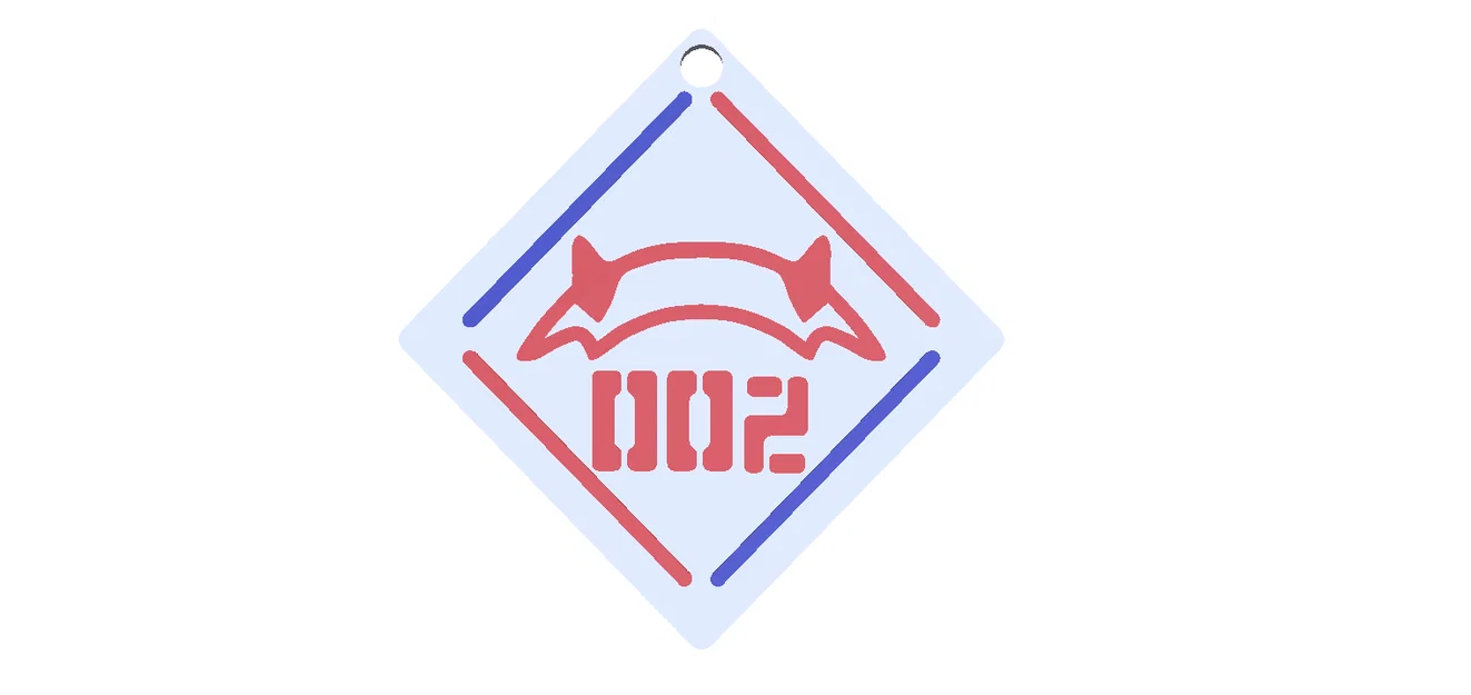 Móc khóa DARLING IN THE FRANXX (Keychain) - Image 1