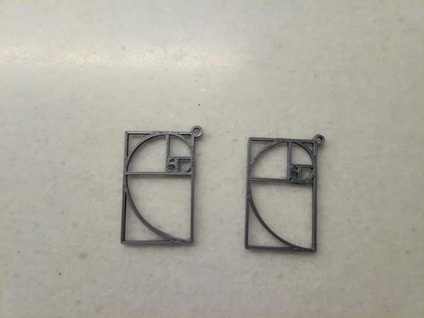 Bông tai Tỷ lệ Vàng (Golden ratio earings) - Image 1