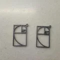 Bông tai Tỷ lệ Vàng (Golden ratio earings) - Thumbnail 1