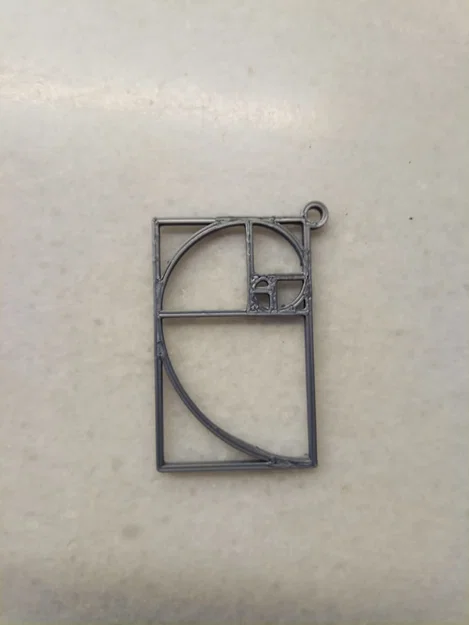 Bông tai Tỷ lệ Vàng (Golden ratio earings) - Image 2