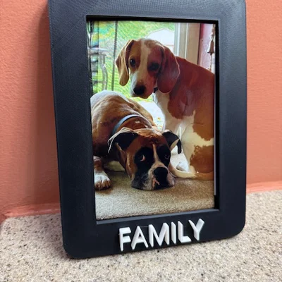 Khung ảnh gia đình Family 6x4 inches thiết kế đẹp mắt