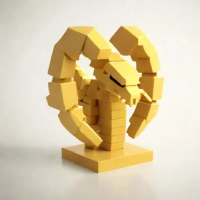 Mô hình Lowpoly cung Bọ Cạp (Scorpio) trang trí in 3D ấn tượng