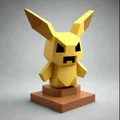 Mô hình in 3D Pokemon Mimikyu phong cách Lowpoly độc đáo - Thumbnail 1