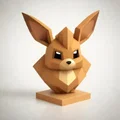 Mô hình Eevee phong cách Lowpoly đáng yêu cho máy in 3D - Thumbnail 1