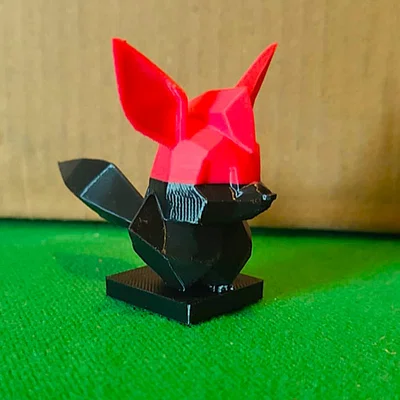 Mô hình Eevee phong cách Lowpoly đáng yêu cho máy in 3D