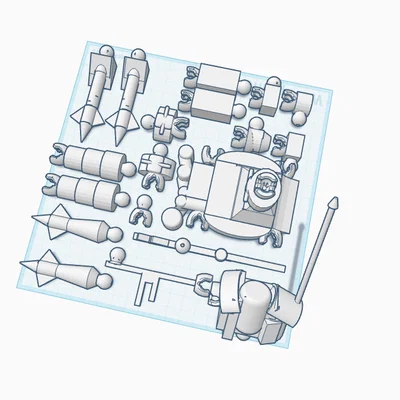 Mô hình 3D 1000-THR Earthmover từ ULTRAKILL - Tự in và lắp ráp