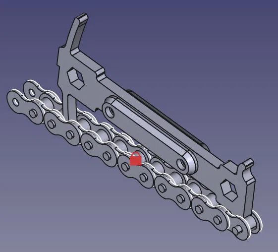 Thước đo độ mòn sên (Chain wear gauge) cho sên xe máy 525 - Image 4
