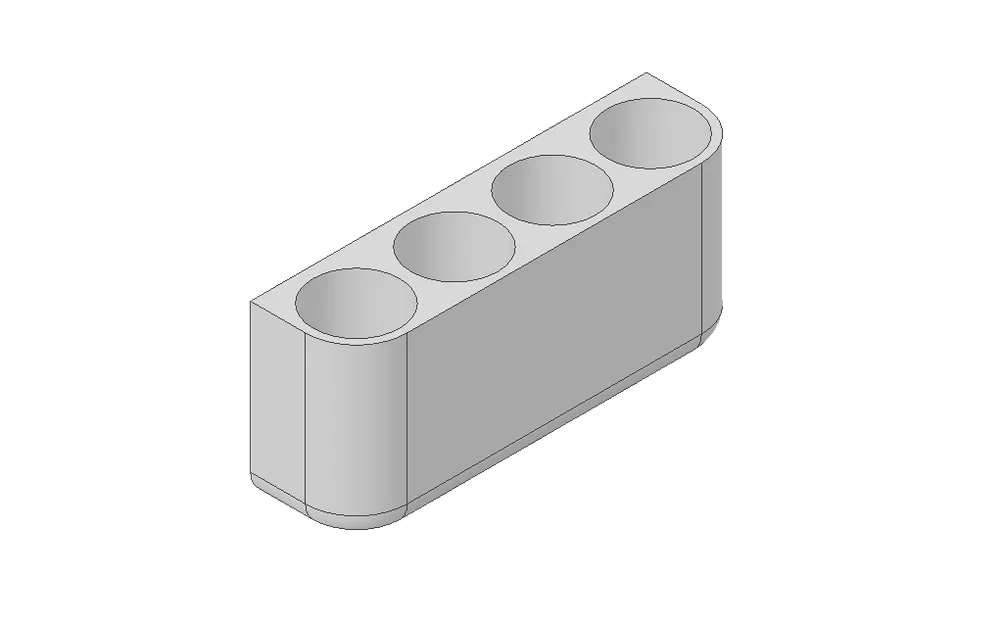 Khay Đựng Bút Lông Bảng Hít Nam Châm 4 Vị Trí In 3D Tiện Lợi - Image 1