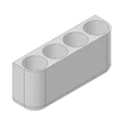 Khay Đựng Bút Lông Bảng Hít Nam Châm 4 Vị Trí In 3D Tiện Lợi - Thumbnail 1