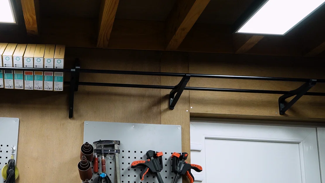 Giải pháp lưu trữ spool filament và hộp (rack dùng ống 20mm) - Image 3