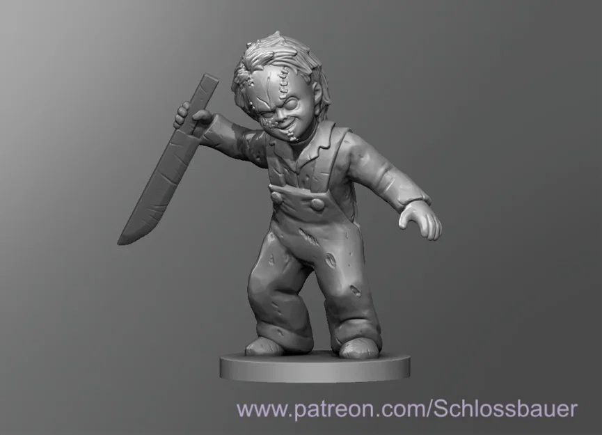 Mô hình 3D nhân vật Medieval Chucky độc đáo cho game D&D - Image 1