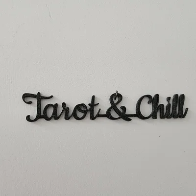 Mô hình trang trí tường Tarot & Chill - Thiết kế phong cách Witchy