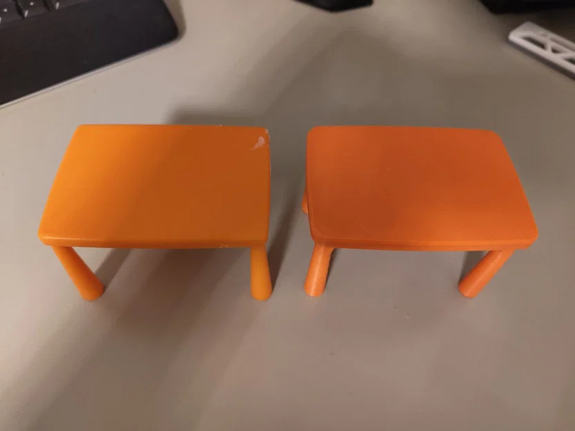 Mô hình bàn mini phong cách IKEA MAMMUT cho nhà búp bê - Image 2