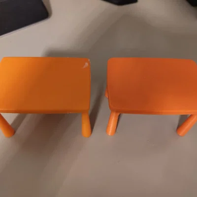 Mô hình bàn mini phong cách IKEA MAMMUT cho nhà búp bê