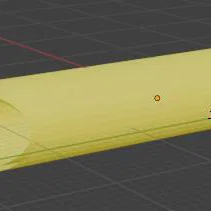 Penne pasta (mô hình 3D gần đúng tỉ lệ)