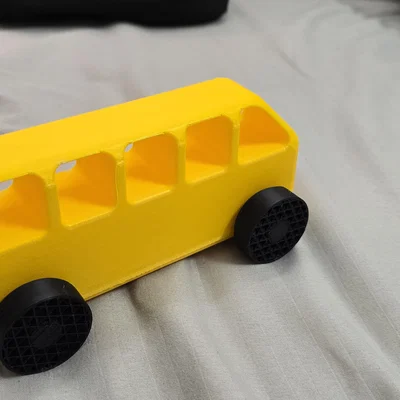 Xe Buýt Đồ Chơi Em Bé Dễ Thương (Cute Baby Toy Bus)