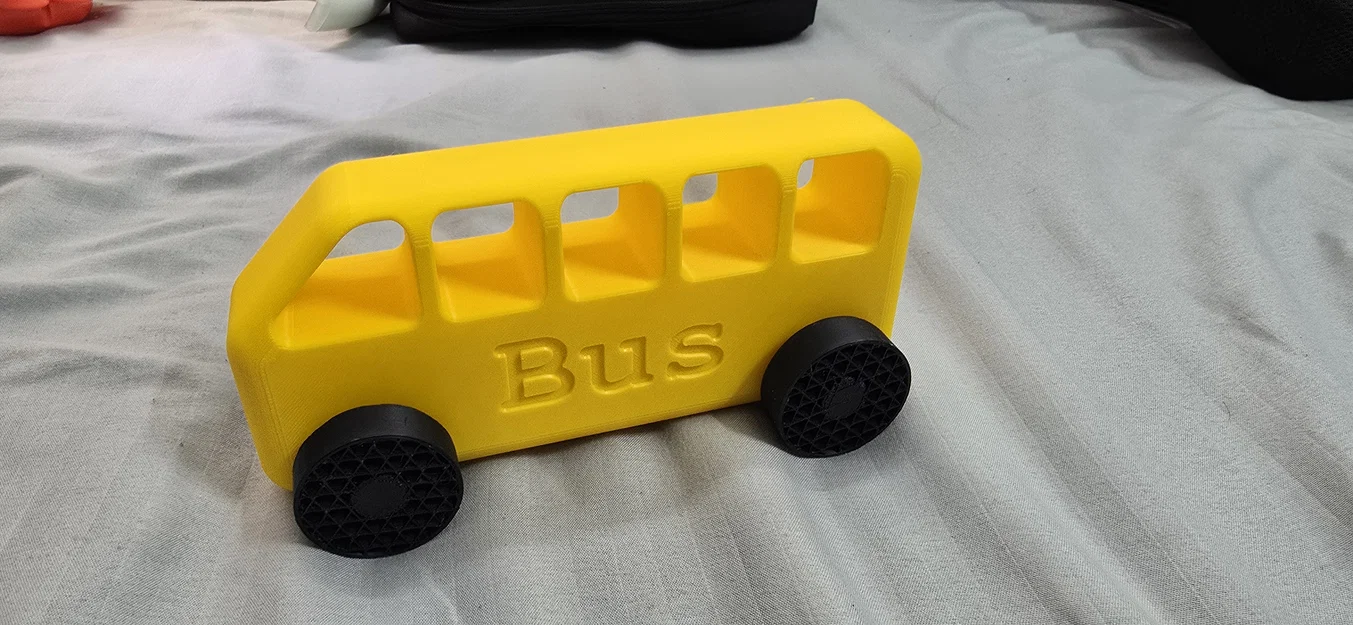 Xe Buýt Đồ Chơi Em Bé Dễ Thương (Cute Baby Toy Bus) - Image 2