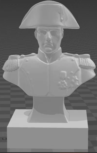 Mô hình tượng bán thân Napoleon Bonaparte - File in 3D chi tiết - Image 1
