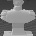 Mô hình tượng bán thân Napoleon Bonaparte - File in 3D chi tiết - Thumbnail 2