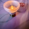 Bóng đèn sợi đốt làm nắp chai và đèn bàn - Thumbnail 4