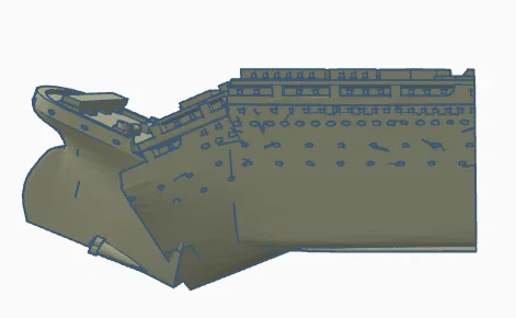 Mô hình xác tàu Titanic (Titanic Wreck) độc đáo để bàn - Image 2