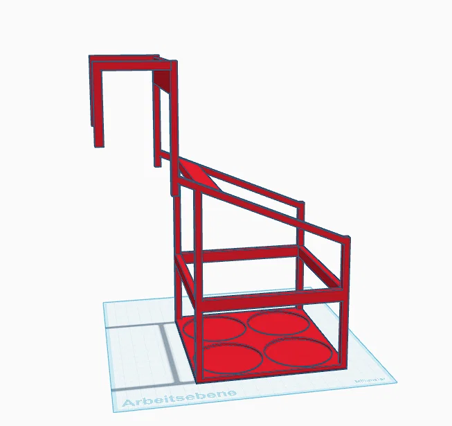 Khay treo 4 lon nước cho bể bơi - Thiết kế in 3D tiện lợi - Image 1