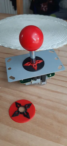 Nắp che bụi Joystick Sanwa hình Shuriken siêu ngầu cho máy Arcade - Image 1