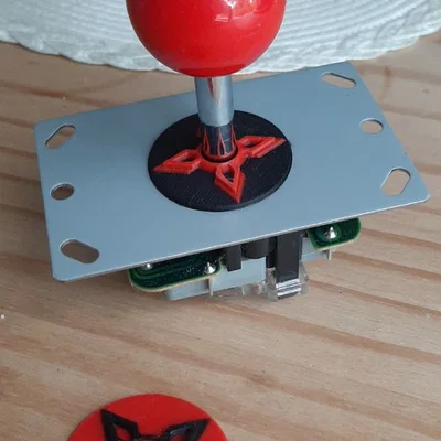 Nắp che bụi Joystick Sanwa hình Shuriken siêu ngầu cho máy Arcade