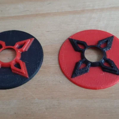 Nắp che bụi Joystick Sanwa hình Shuriken siêu ngầu cho máy Arcade