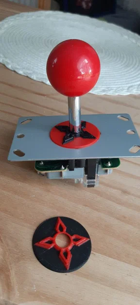 Nắp che bụi Joystick Sanwa hình Shuriken siêu ngầu cho máy Arcade - Image 3