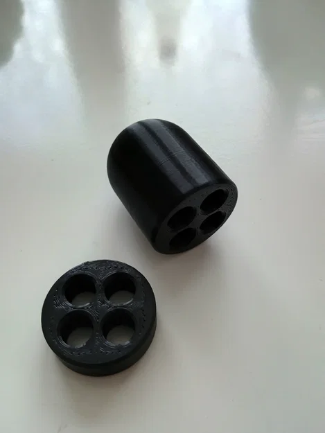 Nắp chụp & khớp nối cho bankstick câu cá Delphin (Cap and Coupler) - Image 2
